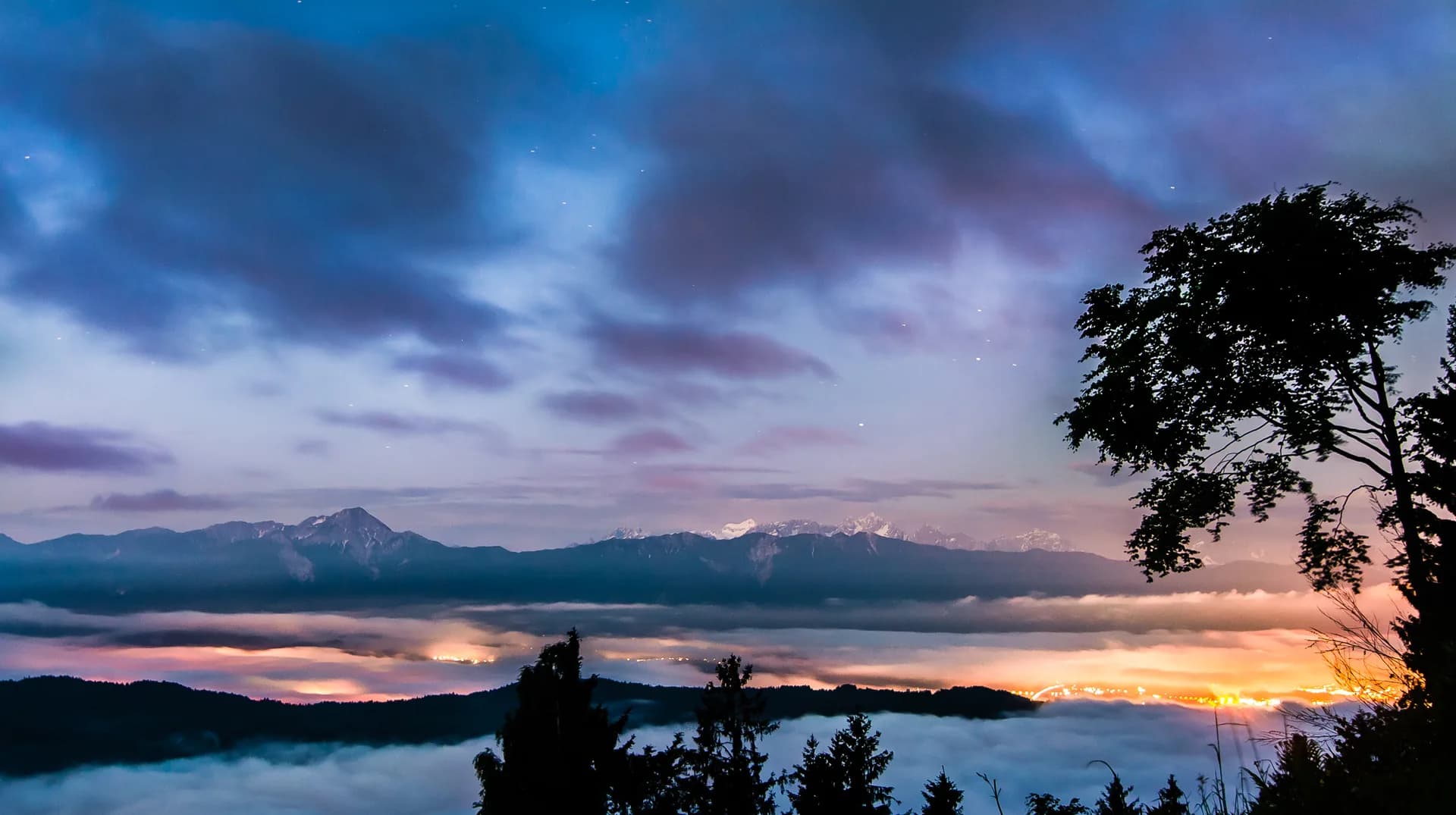 Blick von der Gerlitzen Alpe auf den Ossiacher See